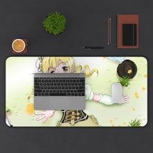 Load image into Gallery viewer, Puella Magi Madoka Magica Mami Tomoe Mouse Pad (Desk Mat) With Laptop
