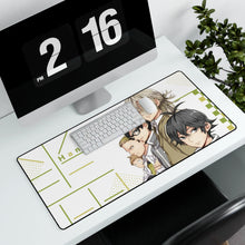 Load image into Gallery viewer, Handa-Kun Mouse Pad (Desk Mat) With Laptop
