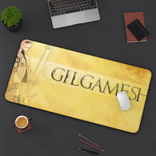 Load image into Gallery viewer, Gilgamesh with Sword Mouse Pad (Desk Mat) On Desk
