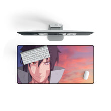 Load image into Gallery viewer, Sasuke Uchiha Mouse Pad (Desk Mat) On Desk
