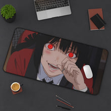 Load image into Gallery viewer, Yumeko Jabami Mouse Pad (Desk Mat) On Desk
