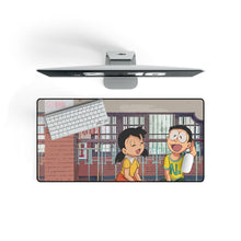 Load image into Gallery viewer, Nobita &amp; Shizuka Mouse Pad (Desk Mat) On Desk
