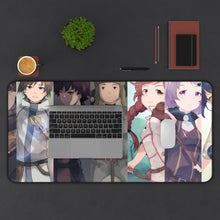 Load image into Gallery viewer, Grimgar of Fantasy and Ash Mouse Pad (Desk Mat) With Laptop
