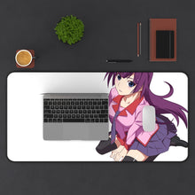 Load image into Gallery viewer, Monogatari (Series) Mouse Pad (Desk Mat) With Laptop
