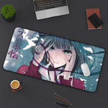 Load image into Gallery viewer, Kuzu No Honkai Hanabi Yasuraoka Mouse Pad (Desk Mat) On Desk
