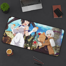 Load image into Gallery viewer, Is It Wrong To Try To Pick Up Girls In A Dungeon? 8k Mouse Pad (Desk Mat) On Desk
