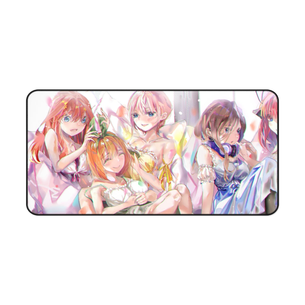 The Quintessential Quintuplets Miku Nakano, Itsuki Nakano, Nino Nakano, Yotsuba Nakano, Ichika Nakano Mouse Pad (Desk Mat)
