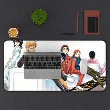 Load image into Gallery viewer, Bleach Ichigo Kurosaki, Rukia Kuchiki, Orihime Inoue, Yasutora Sado Mouse Pad (Desk Mat) With Laptop
