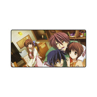 Clannad Tomoya Okazaki, Nagisa Furukawa, Akio Furukawa, Sanae Furukawa Mouse Pad (Desk Mat)