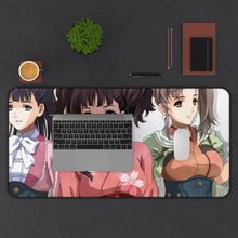 Load image into Gallery viewer, Kabaneri Of The Iron Fortress Mouse Pad (Desk Mat) With Laptop
