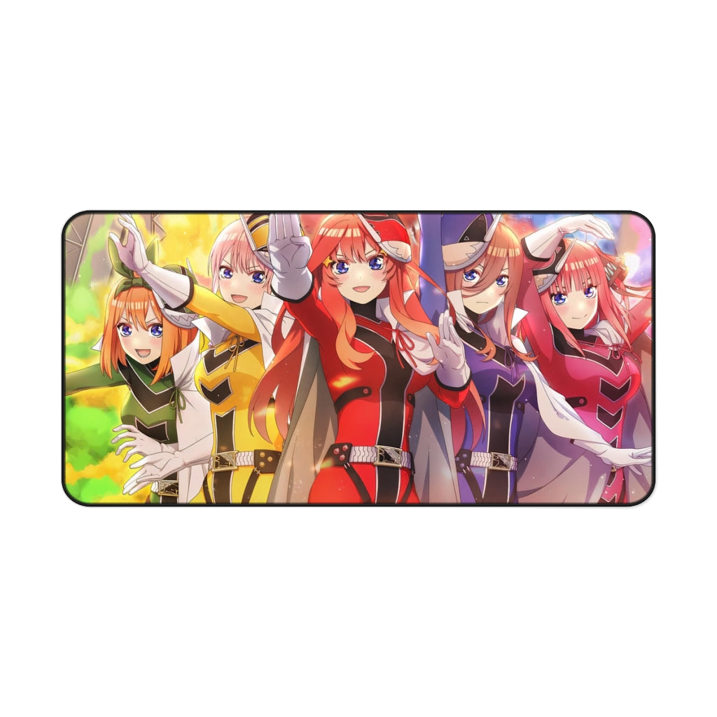 The Quintessential Quintuplets Miku Nakano, Itsuki Nakano, Nino Nakano, Yotsuba Nakano, Ichika Nakano Mouse Pad (Desk Mat)