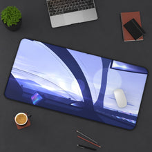 Load image into Gallery viewer, Sunrise with gacha Mouse Pad (Desk Mat) On Desk
