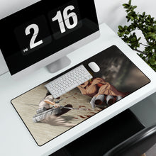 Load image into Gallery viewer, Mikasa VS Female Titan Mouse Pad (Desk Mat) With Laptop

