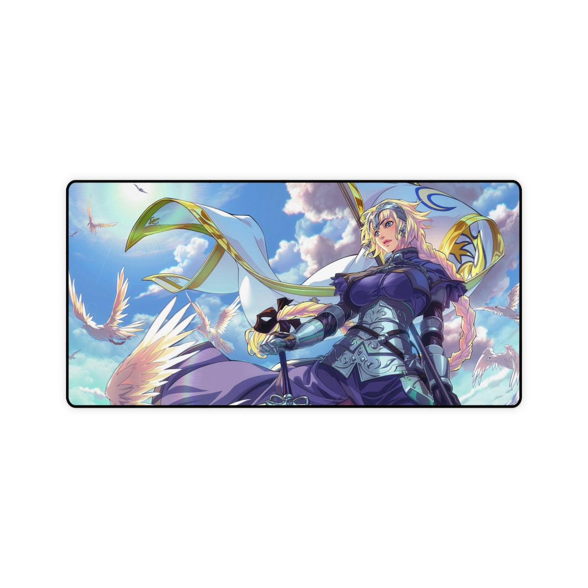 Ruler Jeanne d'arc Mouse Pad (Desk Mat)