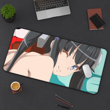 Load image into Gallery viewer, Is It Wrong To Try To Pick Up Girls In A Dungeon? Mouse Pad (Desk Mat) On Desk
