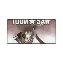 Load image into Gallery viewer, Black Rock Shooter Mouse Pad (Desk Mat)
