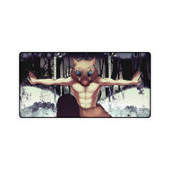 Inosuke Hashibira, Kimetsu no Yaiba, Mouse Pad (Desk Mat)