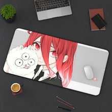 Load image into Gallery viewer, Houseki No Kuni Mouse Pad (Desk Mat) On Desk
