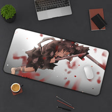 Load image into Gallery viewer, Road to power Mouse Pad (Desk Mat) On Desk
