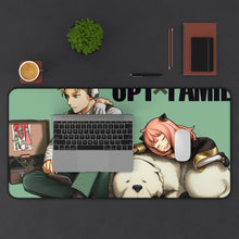 Load image into Gallery viewer, Spy x Family Anya Forger, Loid Forger Mouse Pad (Desk Mat) With Laptop
