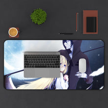 Load image into Gallery viewer, Angels Of Death Rachel Gardner Mouse Pad (Desk Mat) With Laptop
