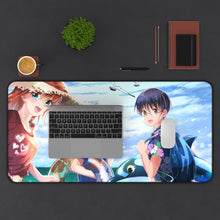 Load image into Gallery viewer, Kagura (Gintama) Mouse Pad (Desk Mat) With Laptop
