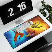 Load image into Gallery viewer, Goku Vs Freeza Mouse Pad (Desk Mat) With Laptop
