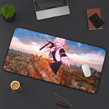 Load image into Gallery viewer, Culpable corona Inori Yuzuriha Mouse Pad (Desk Mat) On Desk

