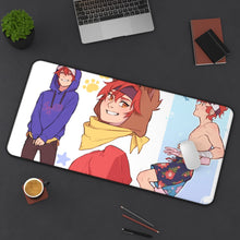 Load image into Gallery viewer, SK8 The Infinity Mouse Pad (Desk Mat) On Desk
