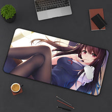 Load image into Gallery viewer, Utaha Kasumigaoka Mouse Pad (Desk Mat) On Desk
