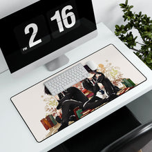 Load image into Gallery viewer, Blue Exorcist Mouse Pad (Desk Mat)
