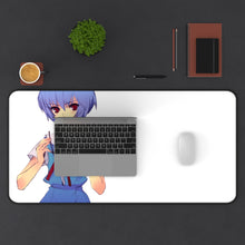 Load image into Gallery viewer, Neon Genesis Evangelion Rei Ayanami Mouse Pad (Desk Mat) With Laptop

