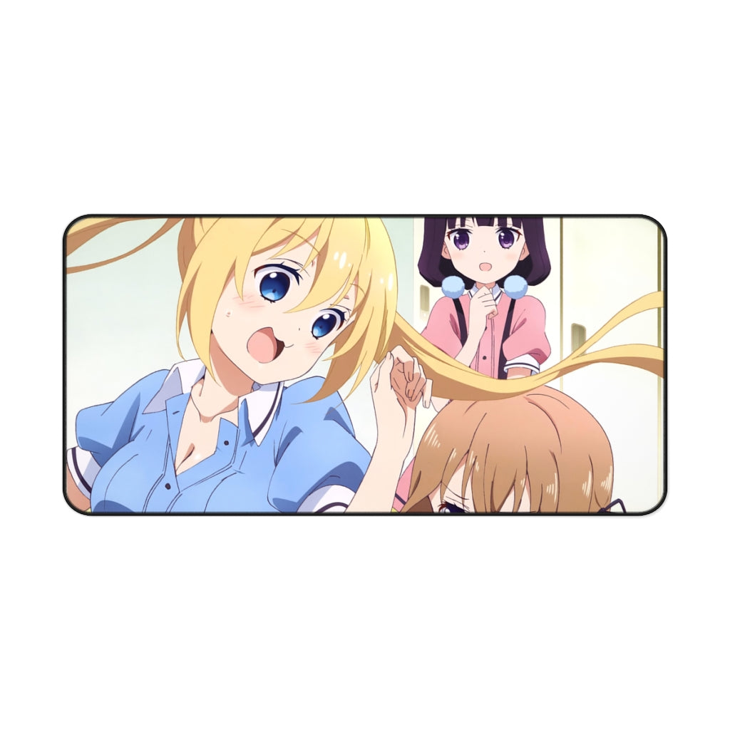 Blend S Maika Sakuranomiya, Kaho Hinata, Mafuyu Hoshikawa Mouse Pad (Desk Mat)