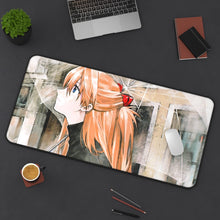 Load image into Gallery viewer, Neon Genesis Evangelion Mouse Pad (Desk Mat) On Desk
