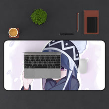 Load image into Gallery viewer, Laid-Back Camp Mouse Pad (Desk Mat) With Laptop
