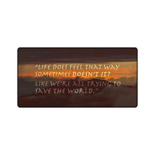 Load image into Gallery viewer, Sokka's inspirational quote from Avatar The Last Airbender Mouse Pad (Desk Mat)
