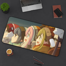 Load image into Gallery viewer, Laid-Back Camp by Mouse Pad (Desk Mat) On Desk

