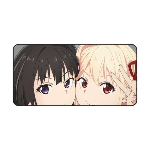 Lycoris Recoil Takina Inoue, Chisato Nishikigi Mouse Pad (Desk Mat)