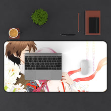 Load image into Gallery viewer, Guilty Crown Inori Yuzuriha Mouse Pad (Desk Mat) With Laptop
