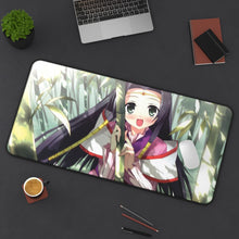 Load image into Gallery viewer, Kaguya Sumeragi Mouse Pad (Desk Mat) With Laptop
