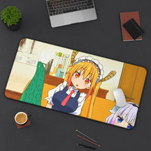 Load image into Gallery viewer, Miss Kobayashi's Dragon Maid Kanna Kamui, Kobayashi San Chi No Maid Dragon, Tohru Mouse Pad (Desk Mat) On Desk
