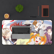 Load image into Gallery viewer, Kiznaiver Chidori Takashiro, Katsuhira Agata, Niko Niiyama, Yoshiharu Hisomu, Hajime Tenga Mouse Pad (Desk Mat) With Laptop
