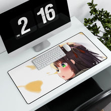 Load image into Gallery viewer, Anime Girl Mouse Pad (Desk Mat) With Laptop
