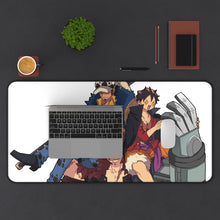 Load image into Gallery viewer, One Piece Monkey D. Luffy Mouse Pad (Desk Mat) With Laptop
