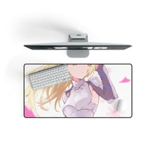 Load image into Gallery viewer, Is It Wrong to Try to Pick Up Girls in a Dungeon? Mouse Pad (Desk Mat) On Desk
