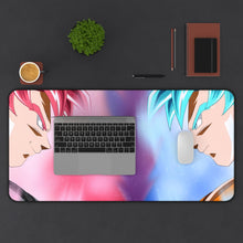 Load image into Gallery viewer, Rose VS Blue Mouse Pad (Desk Mat) With Laptop

