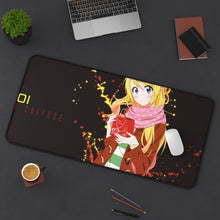 Load image into Gallery viewer, Nisekoi Chitoge Kirisaki Mouse Pad (Desk Mat) On Desk
