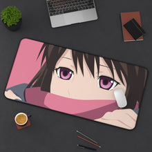 Load image into Gallery viewer, Noragami Hiyori Iki, Noragami Mouse Pad (Desk Mat) On Desk
