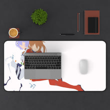 Load image into Gallery viewer, Neon Genesis Evangelion Rei Ayanami Mouse Pad (Desk Mat) With Laptop
