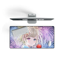 Load image into Gallery viewer, Anime Girl Mouse Pad (Desk Mat) On Desk
